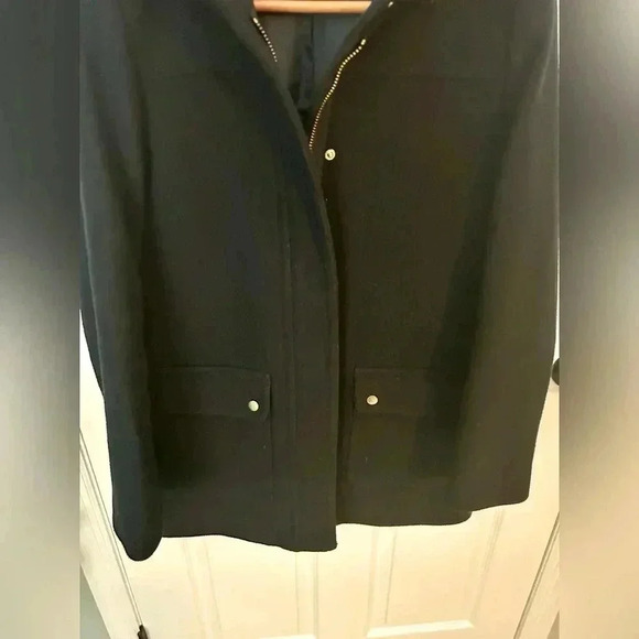J. Crew Vail Parka Navy Blue size 8 - Picture 4 of 5